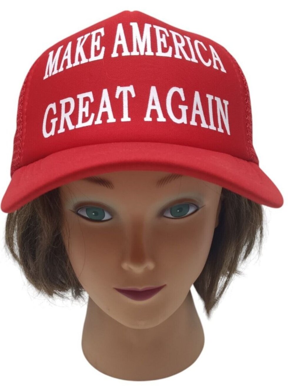 NEW Donald Trump Make America Great Again Red Trucker Foam Snapback Mesh Hat